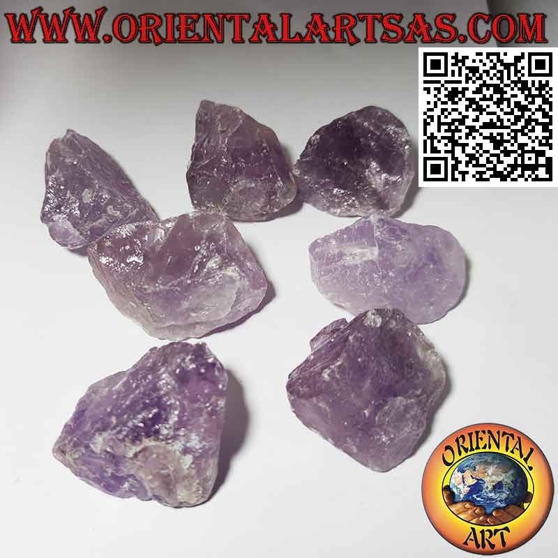 Amatista en bruto (Brasil), 50g → 70g