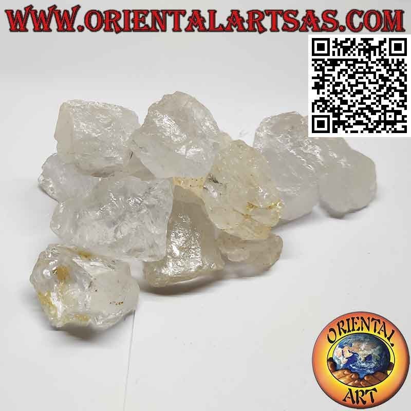 Raw Hyaline Quartz (Rock Crystal), 60 g → 80 g