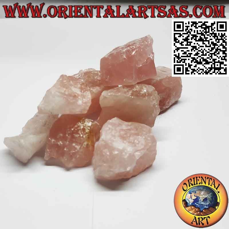 Quartz rose brut (50 g → 70 g)