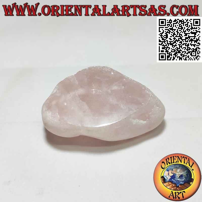 Ema Egg di Quarzo Rosa, "Pietra del Veggente" (60 g)