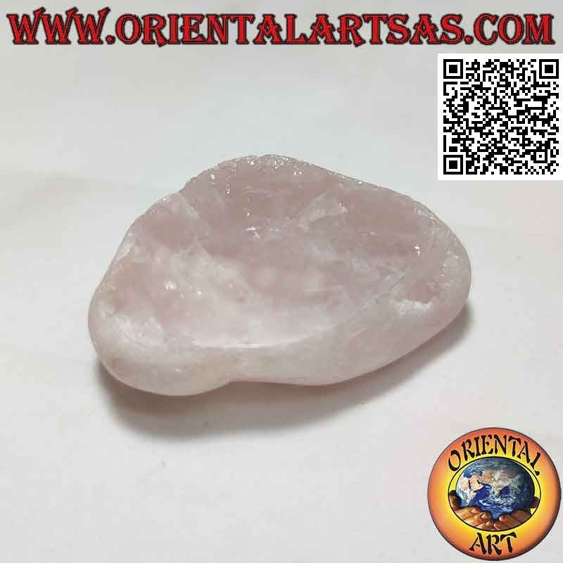 Ema Egg di Quarzo Rosa, "Pietra del Veggente" (60 g)