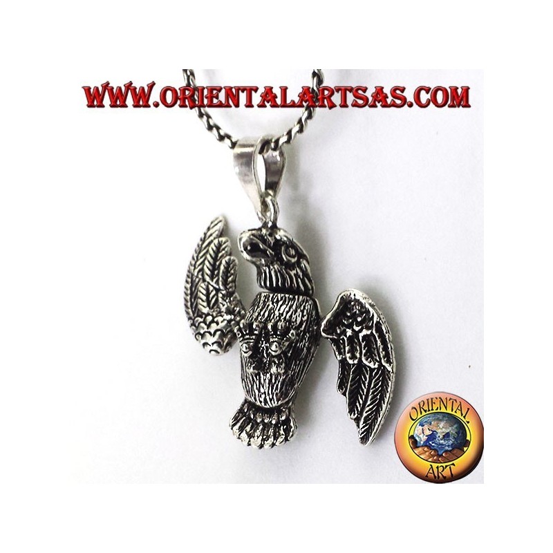 pendentif en trois dimensions d'argent mobile Aigle