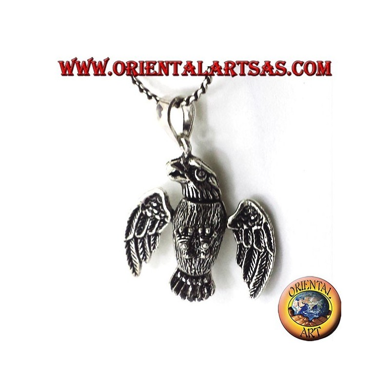 pendentif en trois dimensions d'argent mobile Aigle
