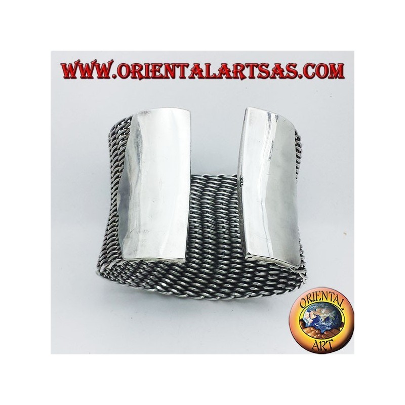 bracelet off to slave braided silver