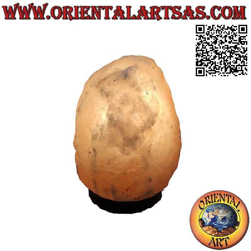 Lámpara de sal rosa del Himalaya de  2 → 3 kg (planta y bombilla incluidas)