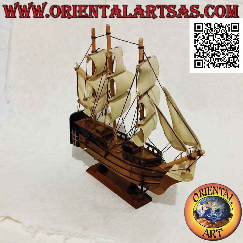 Modellino in scala del veliero "HMS Victory" in legno