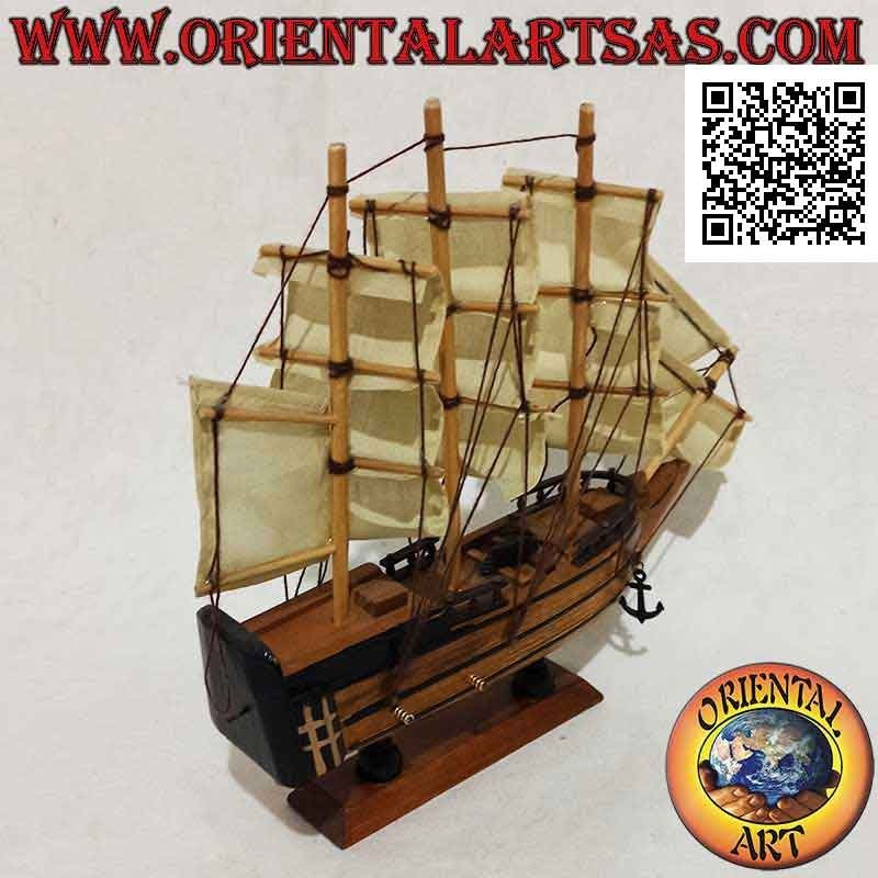 Maqueta del velero de madera "HMS Victory"