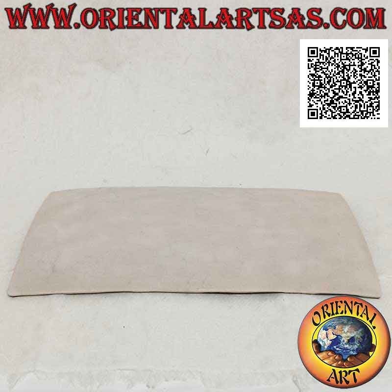 Bandeja vaciadora de bolsillo en resina negra brillante y nácar aplicado 30 cm x 15 cm