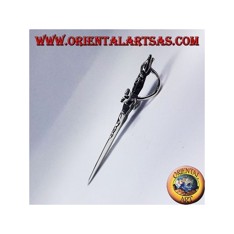 Pendentif en argent épée médiévale