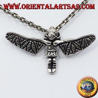 silver pendant (Indian totems of America)