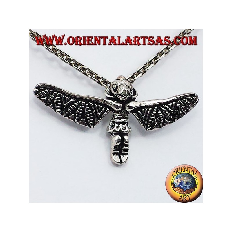 silver pendant (Indian totems of America)