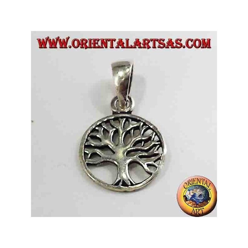 silver pendant, small Tree of Life