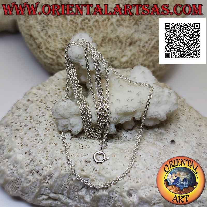 925 ‰ Silberkette, mit kleinen runden Ringen (1 mm dick)