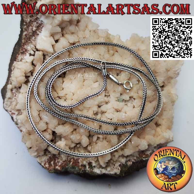 Collana catenina in argento 925 ‰ maglia "snake" indonesiano (spessore 2 mm)