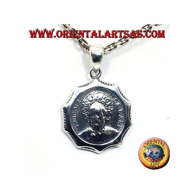 San Nicola Anhänger in Silber