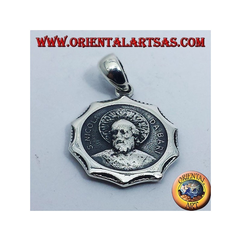 San Nicola pendant in silver