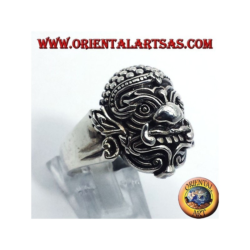 Anillo de plata tailandesa Hanuman