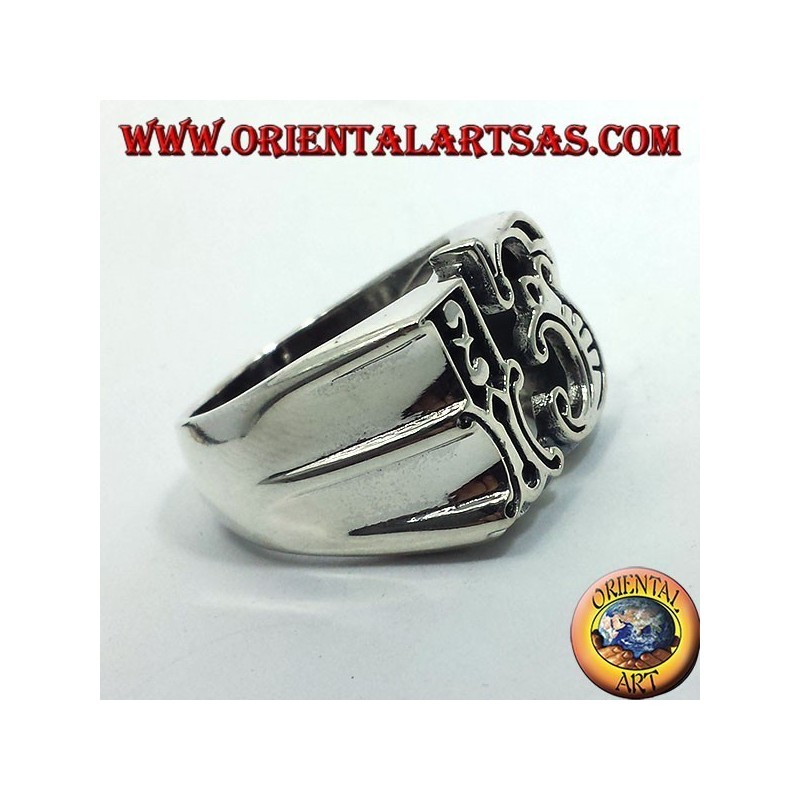 anello in argento tredici