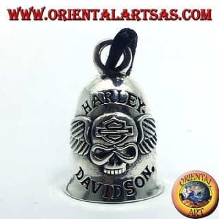 Bell a Harley Davidson argent