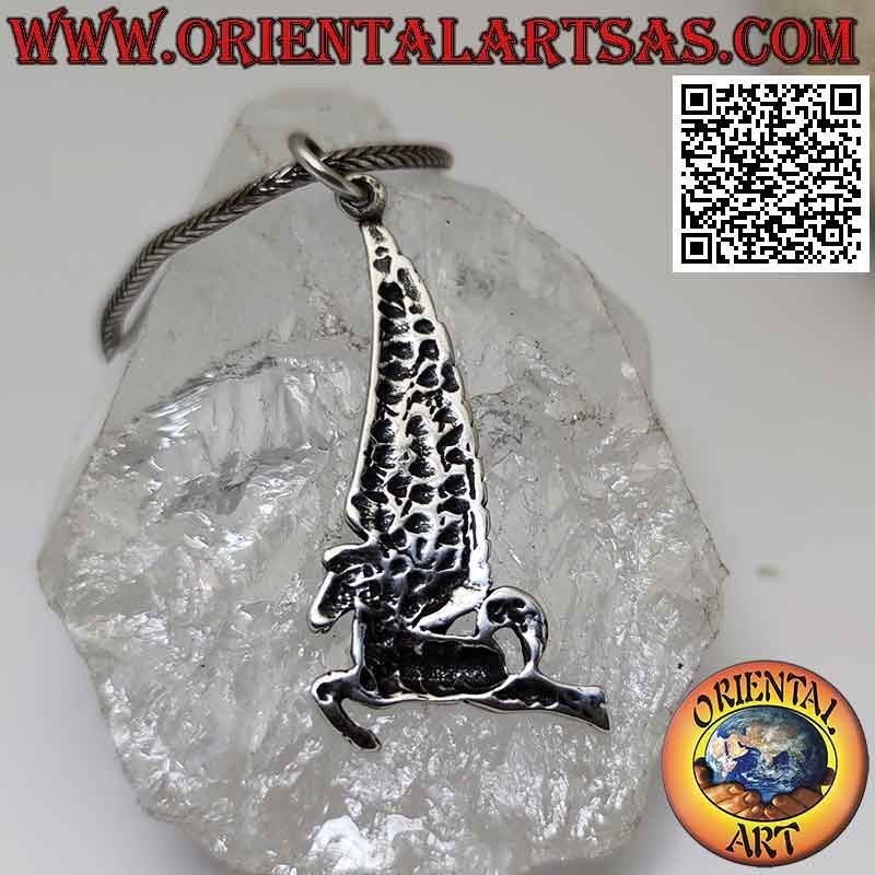 Colgante de plata, Pegaso (el caballo alado) de perfil