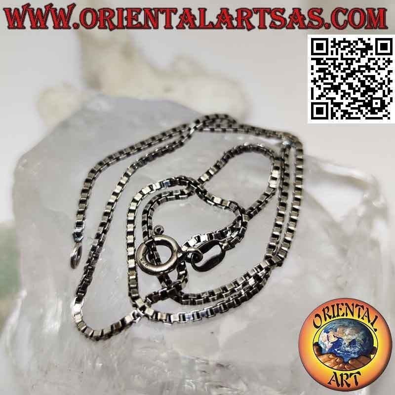Klassische "Venezianische" Gliederkette in 925 ‰ Silber, 40 cm x 2 mm