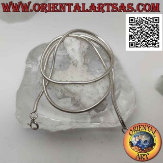Collier maille serpent 42 cm x 2 mm en argent 925 ‰