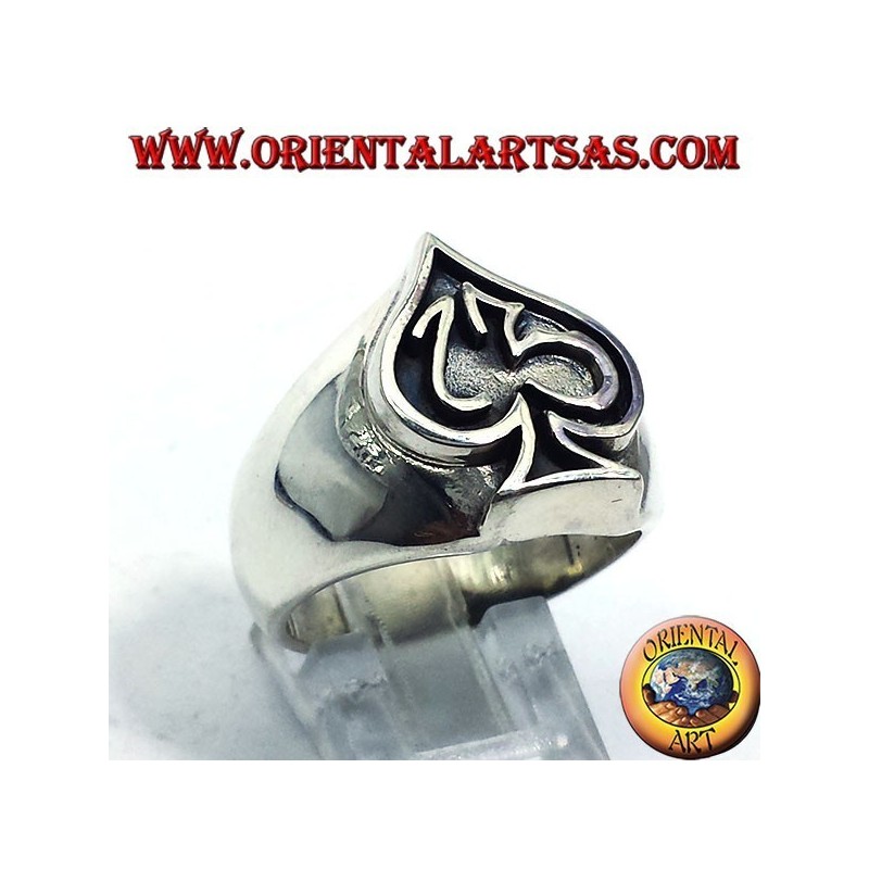 Bague en argent Ace of Spades avec treize