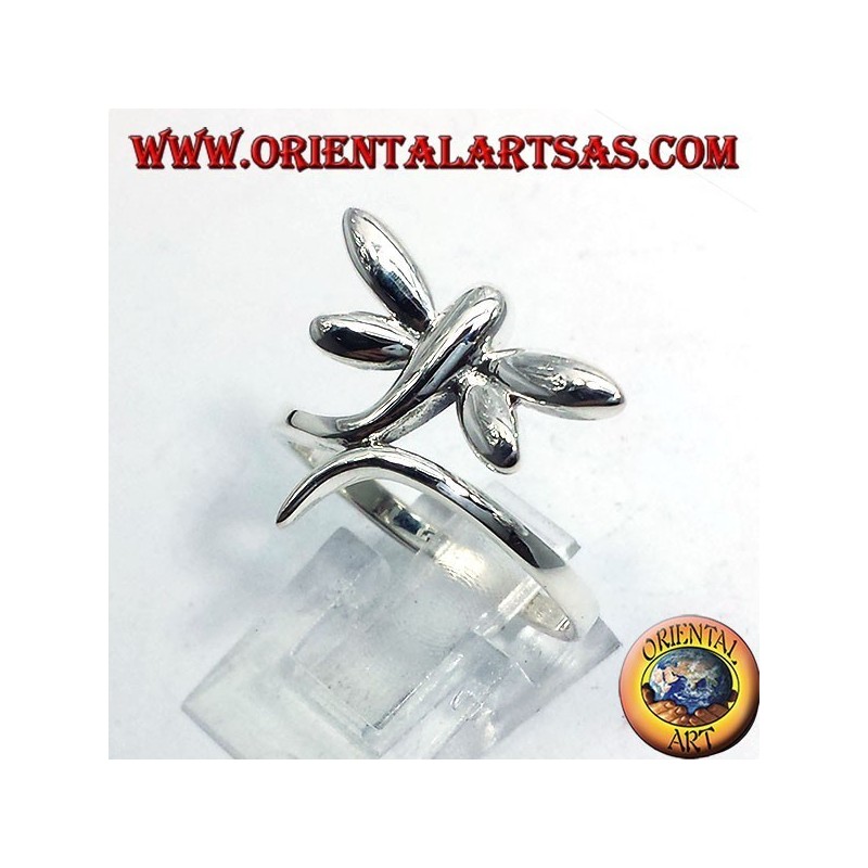 anillo de plata libélulas