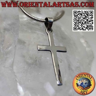 Classic Christian Latin Cross Silver Pendant (30 * 17)