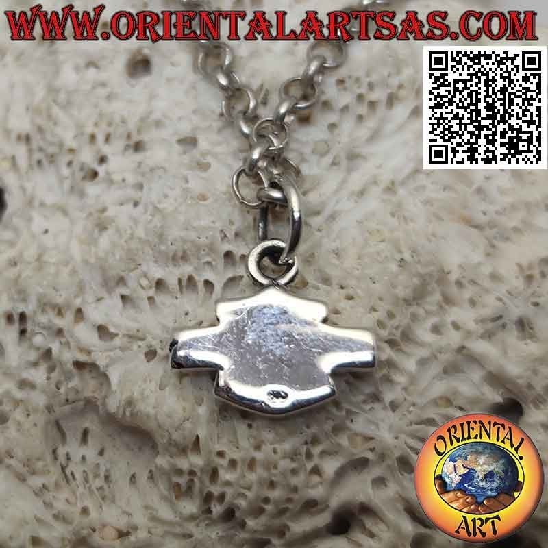 Ciondolo in argento, stemma della Harley Davidson (piccolo)