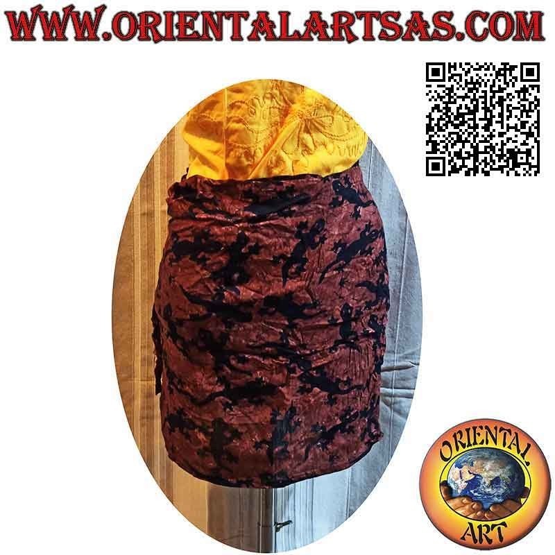 Minirock Pareo-Vertuschung mit Eidechsen (einfach)