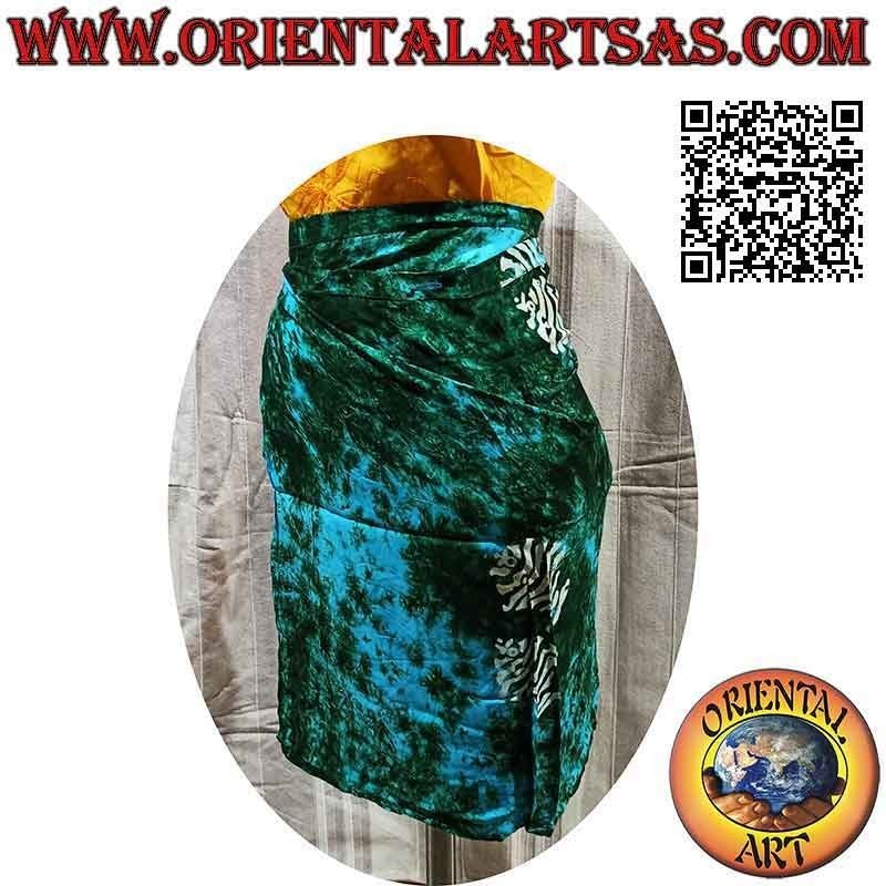 Pareo Minirock-Cover-Up mit Fisch (einfach), Typ 2