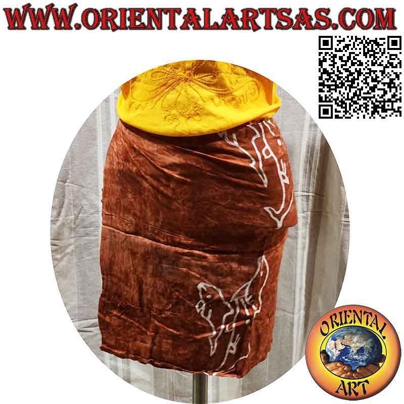 Minifalda pareo encubrimiento con delfines (simple)