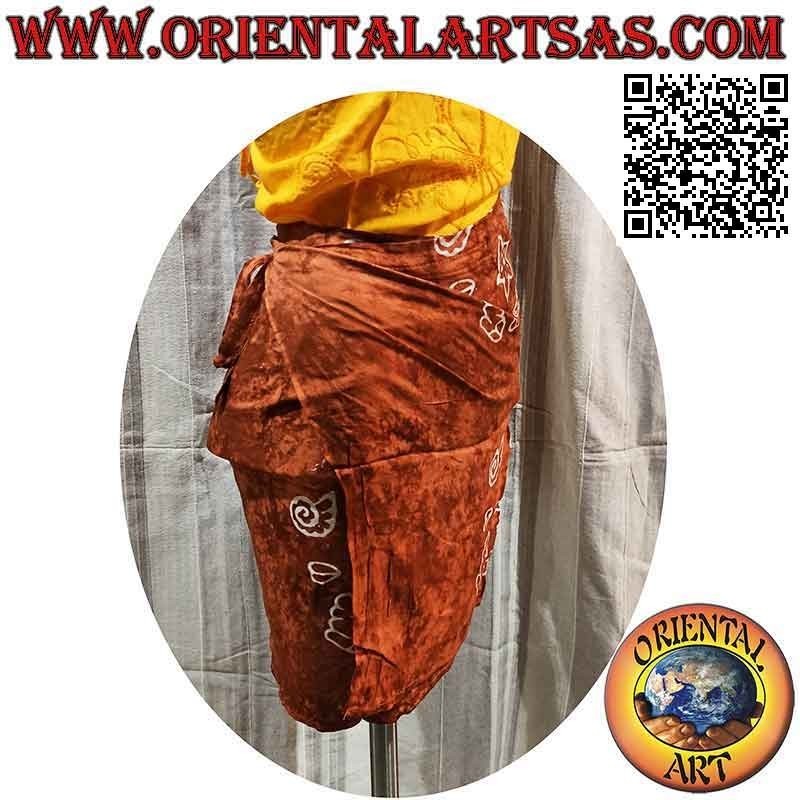 Minirock Pareo Cover-Up mit Muscheln (einfach)