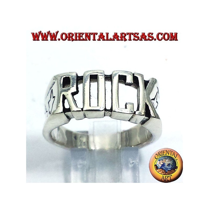 ROCA anillo de plata