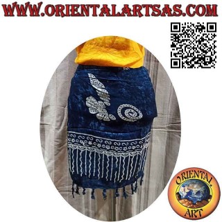 Mini jupe paréo paréo avec trio de coquillages (franges)