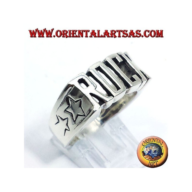 ROCA anillo de plata