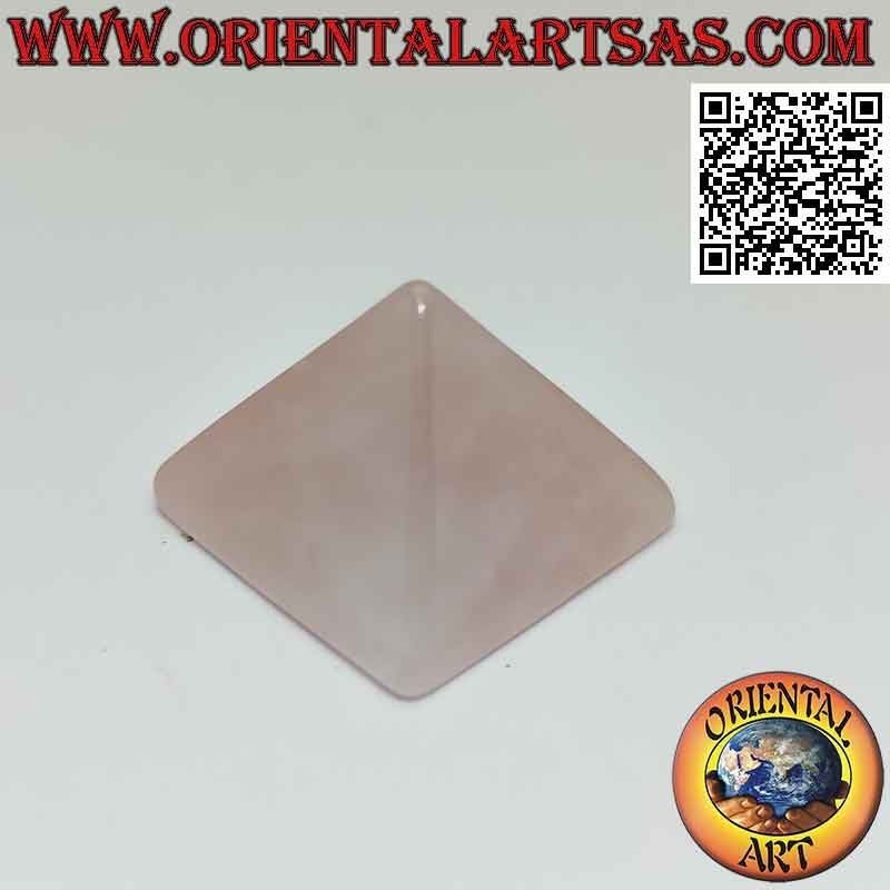 Pyramide de Quartz Rose 20mm x 20mm