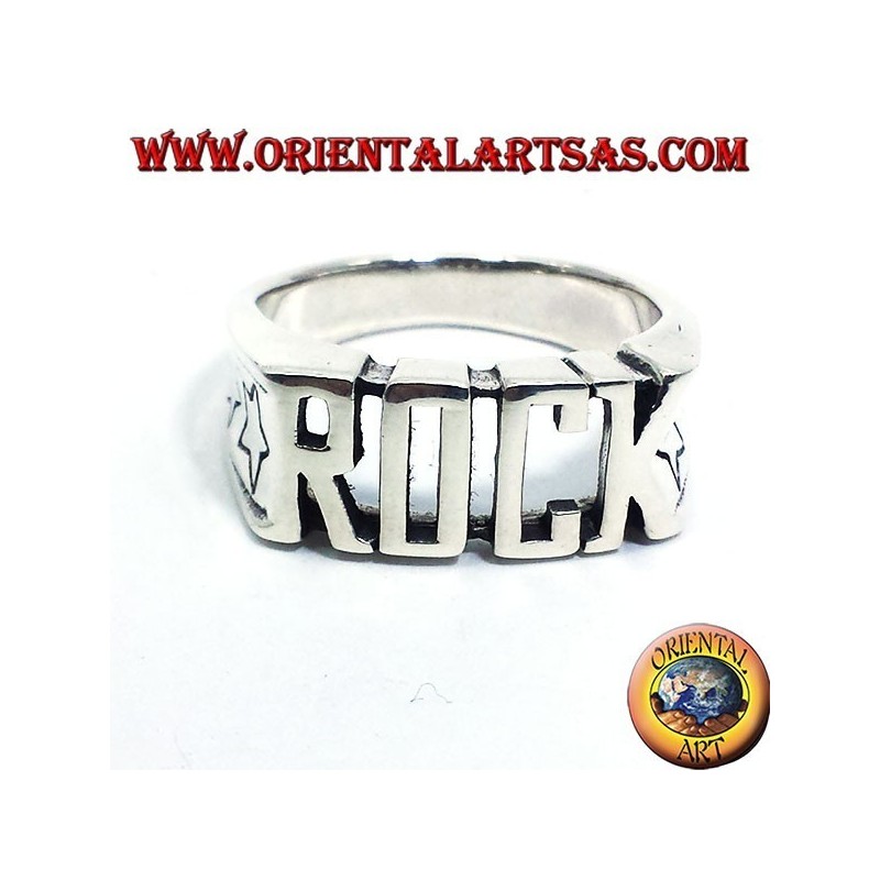 ROCA anillo de plata