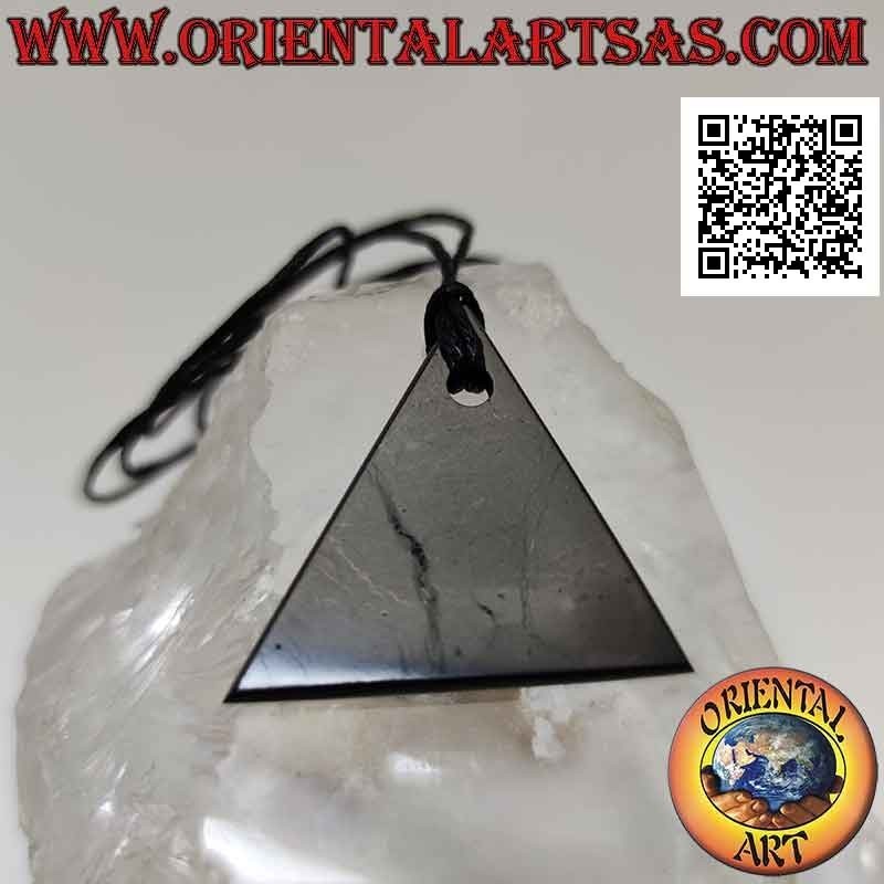 Pendentif Shungite Poli - Homme Triangle