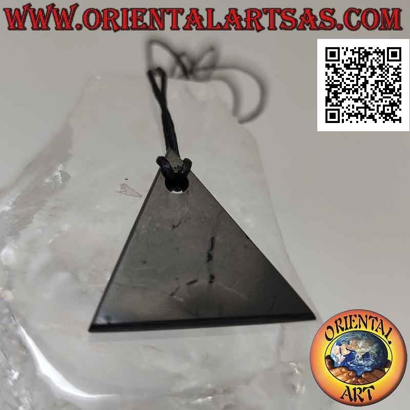 Pendentif Shungite Poli - Homme Triangle