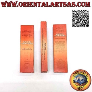 High quality Tibetan stick incense "Kuru Kulle" - relieves stress (20 grams - 20 sticks)