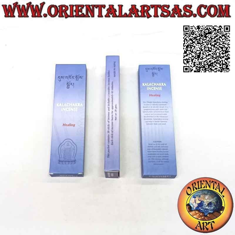 Encens tibétain de haute qualité "Kalachakra" - guérison du corps et de l'esprit (20 grammes - 20 bâtons)