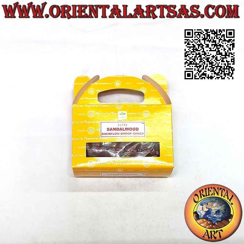 Cônes d'encens cascade "Santal" (pack de 24 pièces)