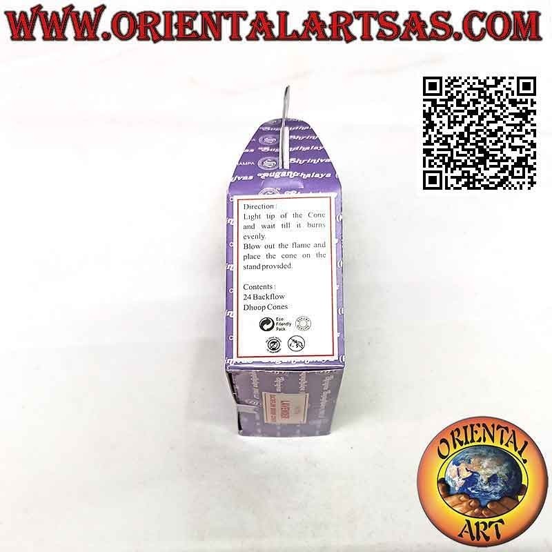 Incense cones for "Lavender" smoke cascade (pack of 24 pieces)