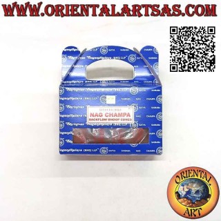 "Nag Champa" incense cones for cascade of smoke (pack of 24 pieces)