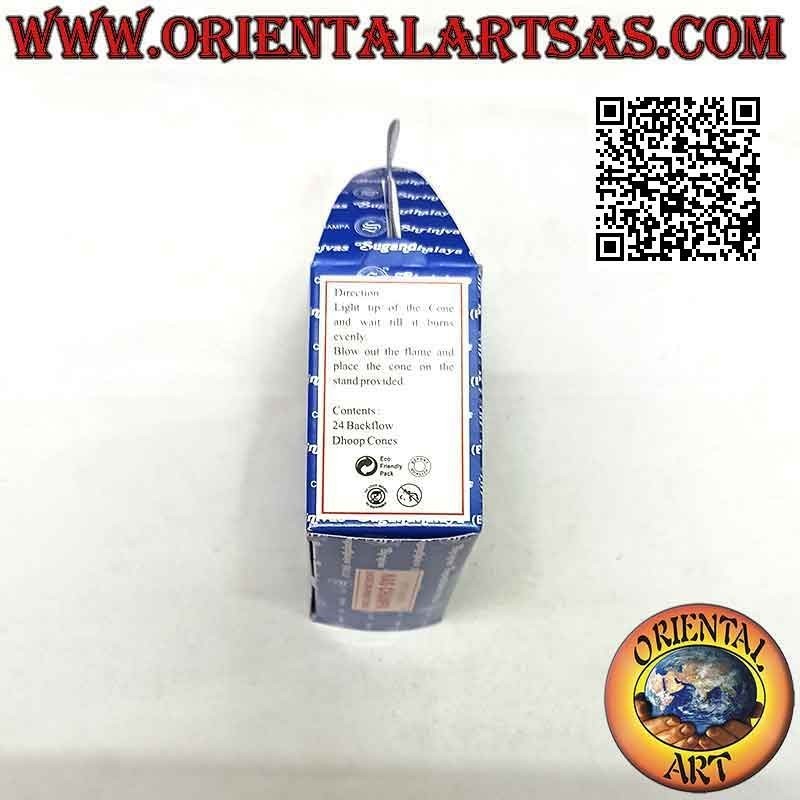 Cônes d'encens "Nag Champa" pour cascade de fumée (pack de 24 pièces)