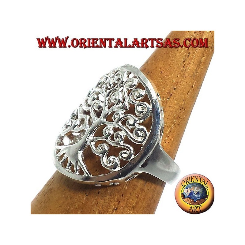 Anello in argento, Albero della Vita 