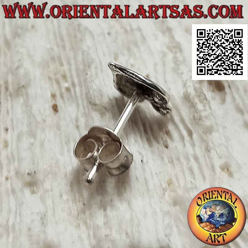 Pendiente de plata mini, el símbolo de "Spades"