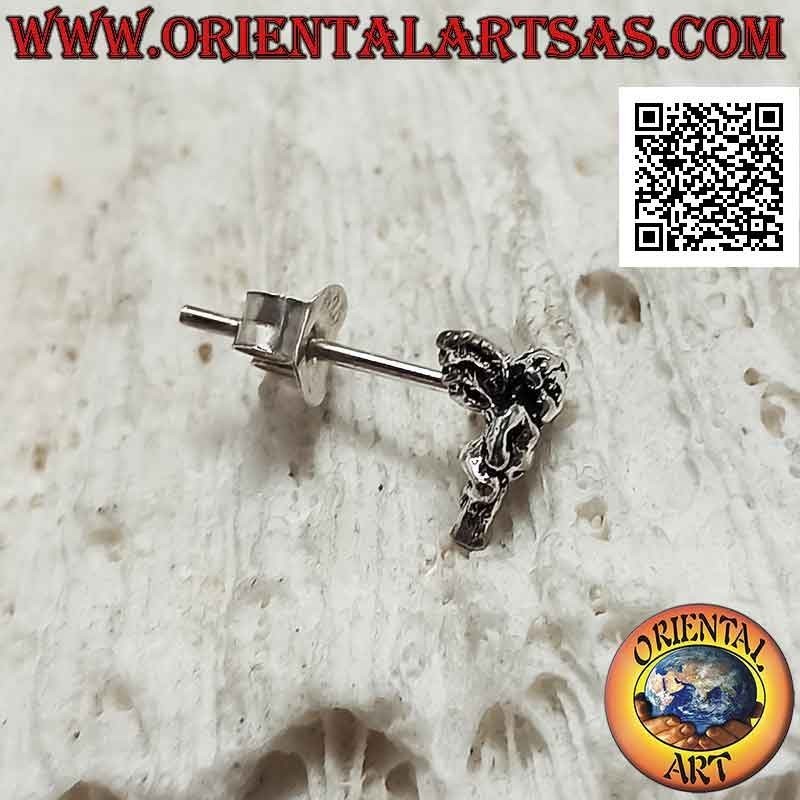 Mini orecchino in argento, l'angioletto